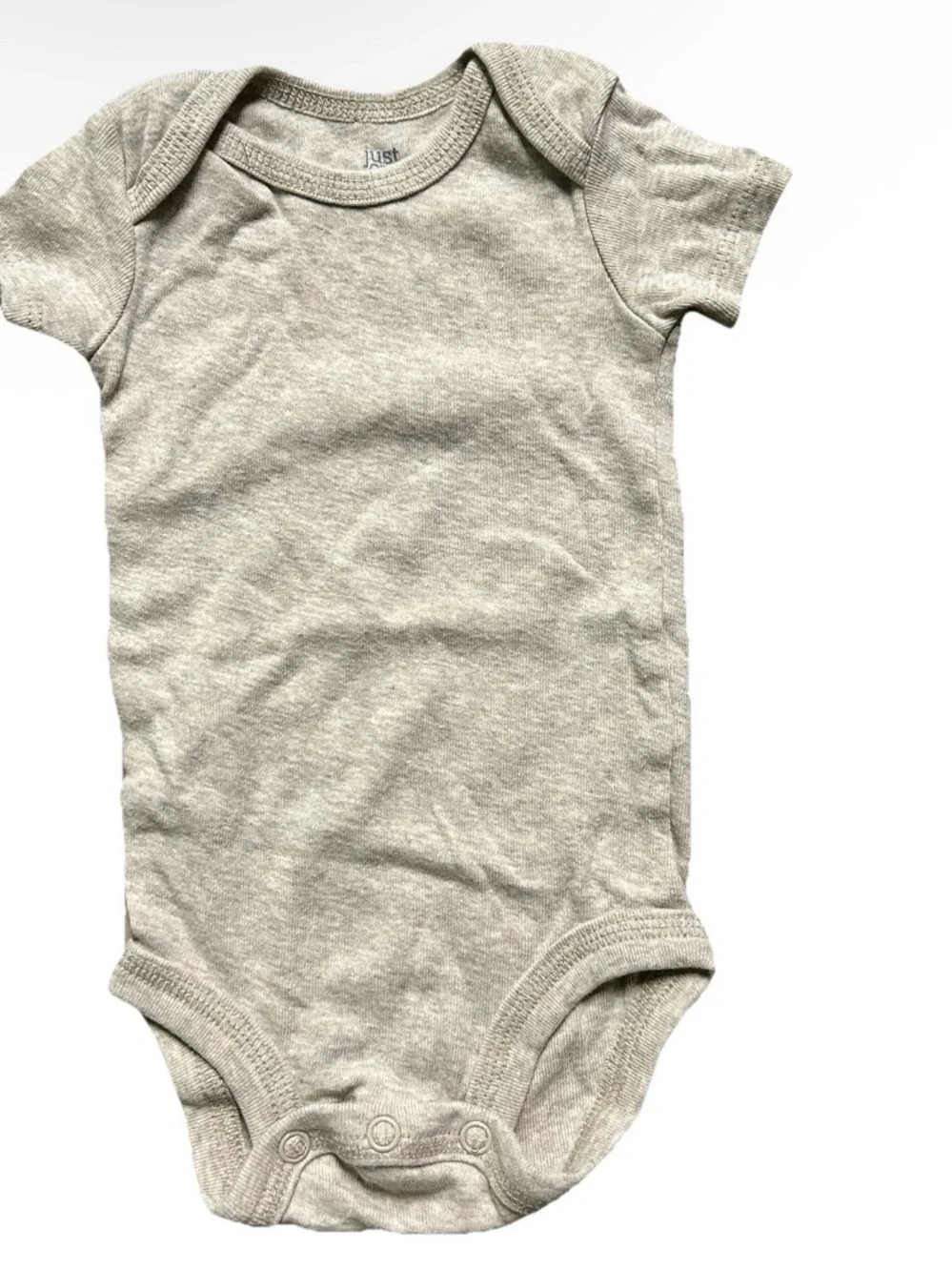 Neutral Baby Short Sleeve Bodysuits Solid Mom Dad Size 0-3 Months